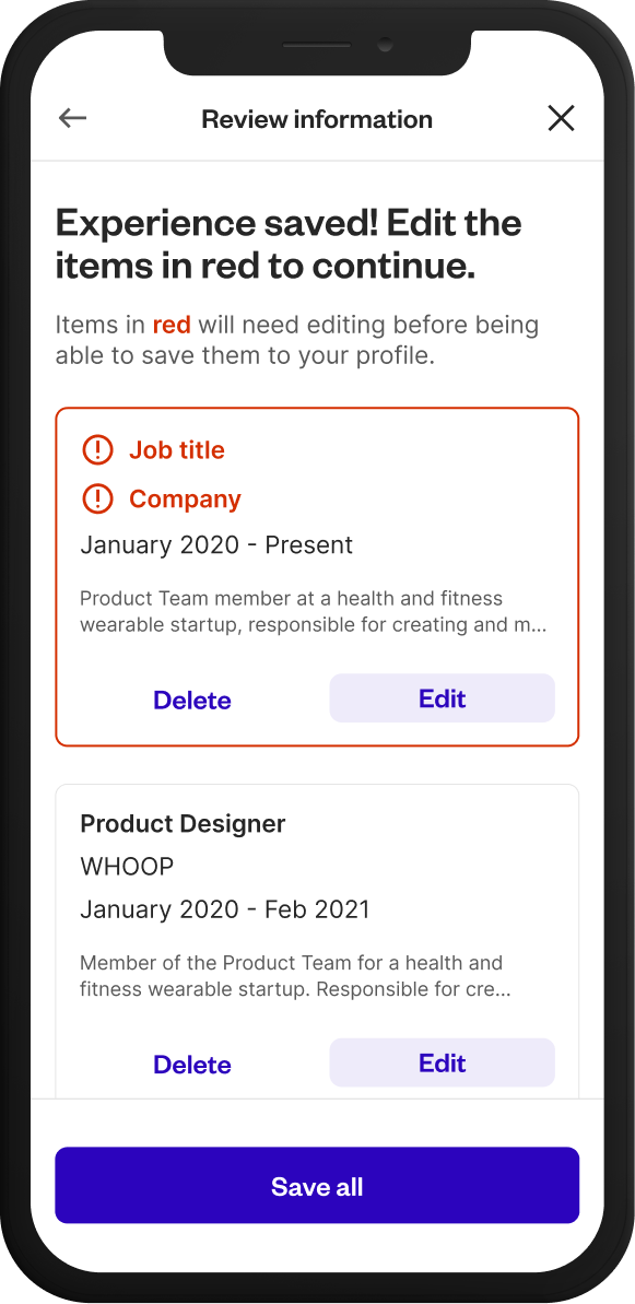 Resume Upload & Parsing